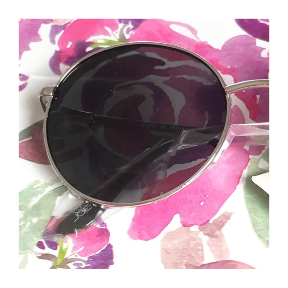 NWT JOE'S JEANS Women's Silver Tone Round Polarized Sunglasses - Picture 7 of 14